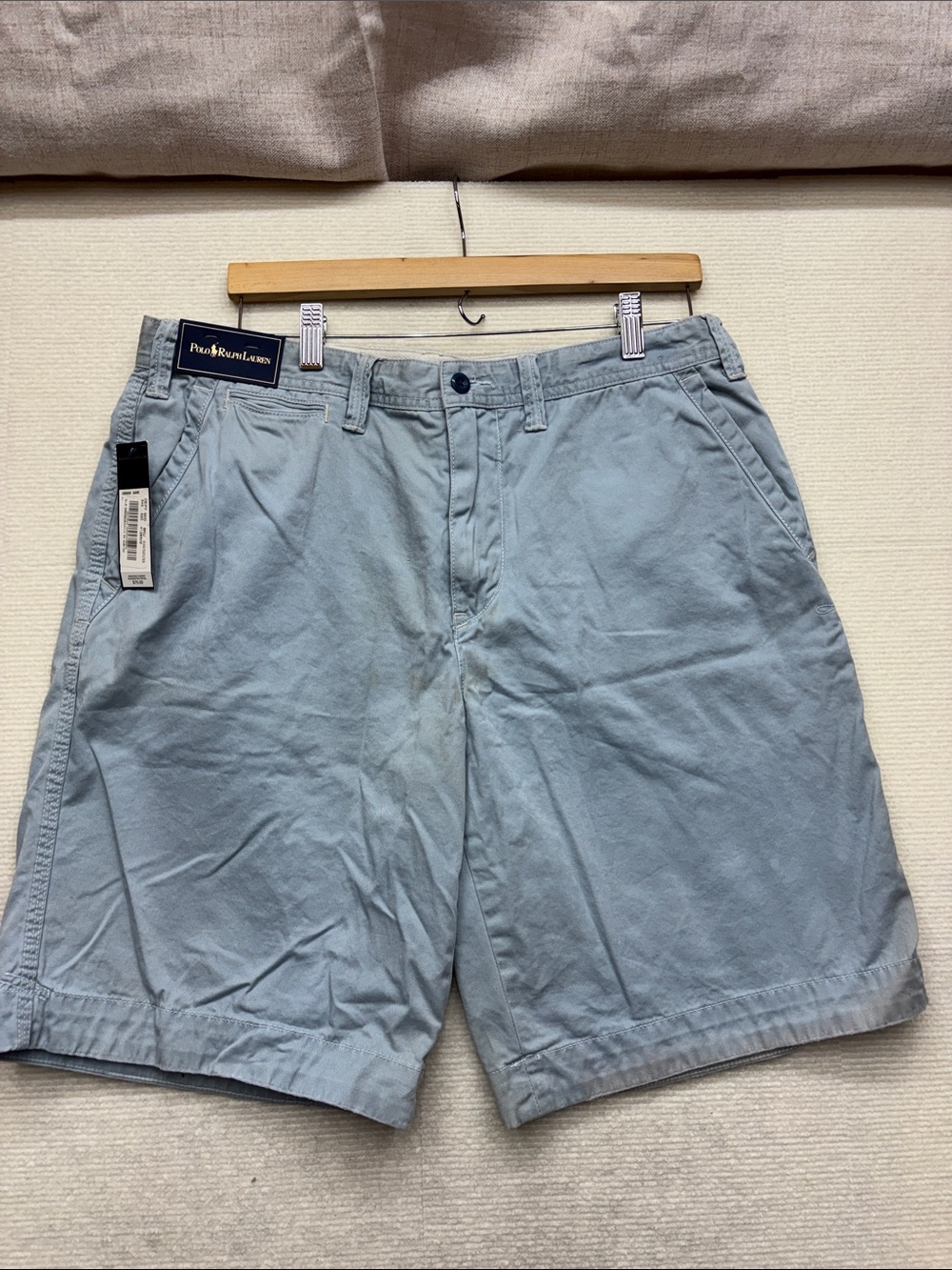 New Polo by Ralph Lauren Light Blue Men’s Cotton Shorts 34